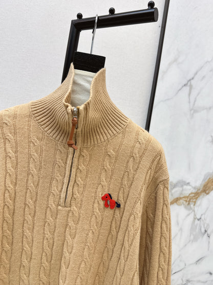 Ral NEW Half-zip wool sweater