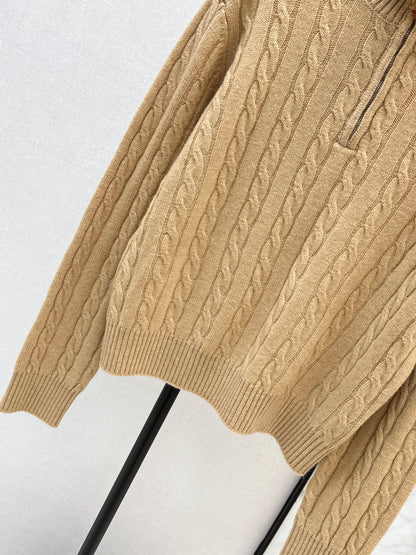 Ral NEW Half-zip wool sweater