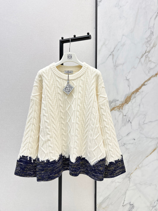 Loe NEW color block sweater