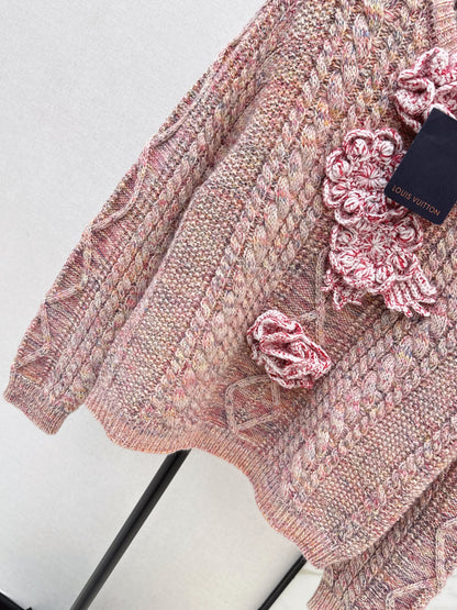 Louis NEW 3d floral sweater