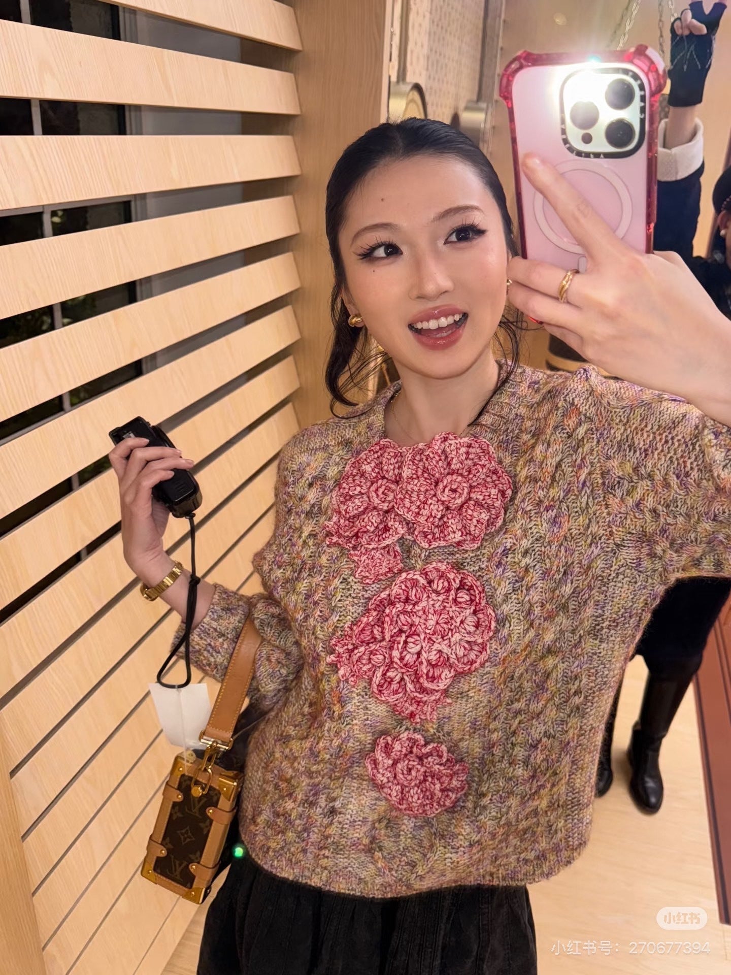 Louis NEW 3d floral sweater