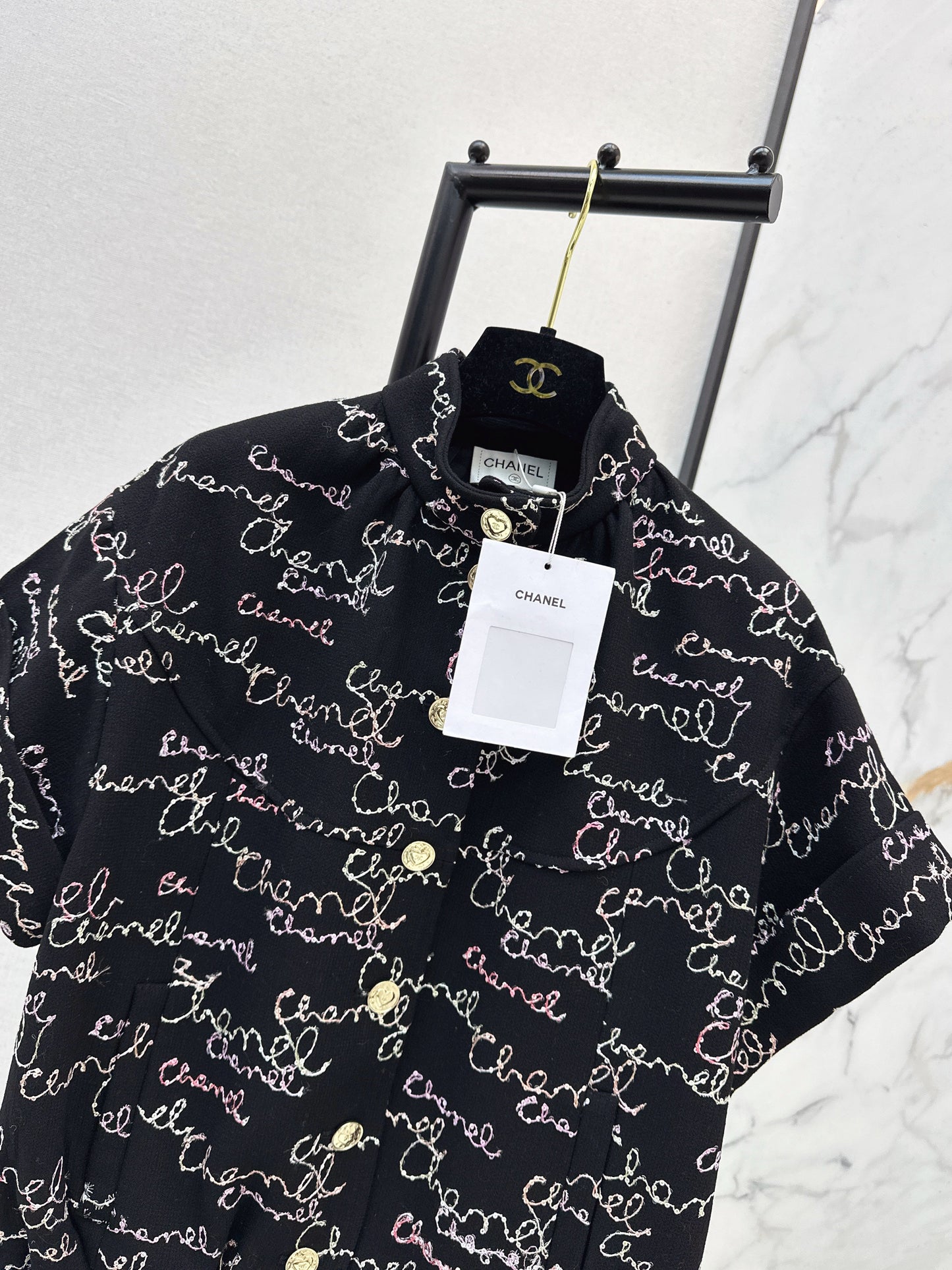 Chan NEW sequin embroidery vest jacket