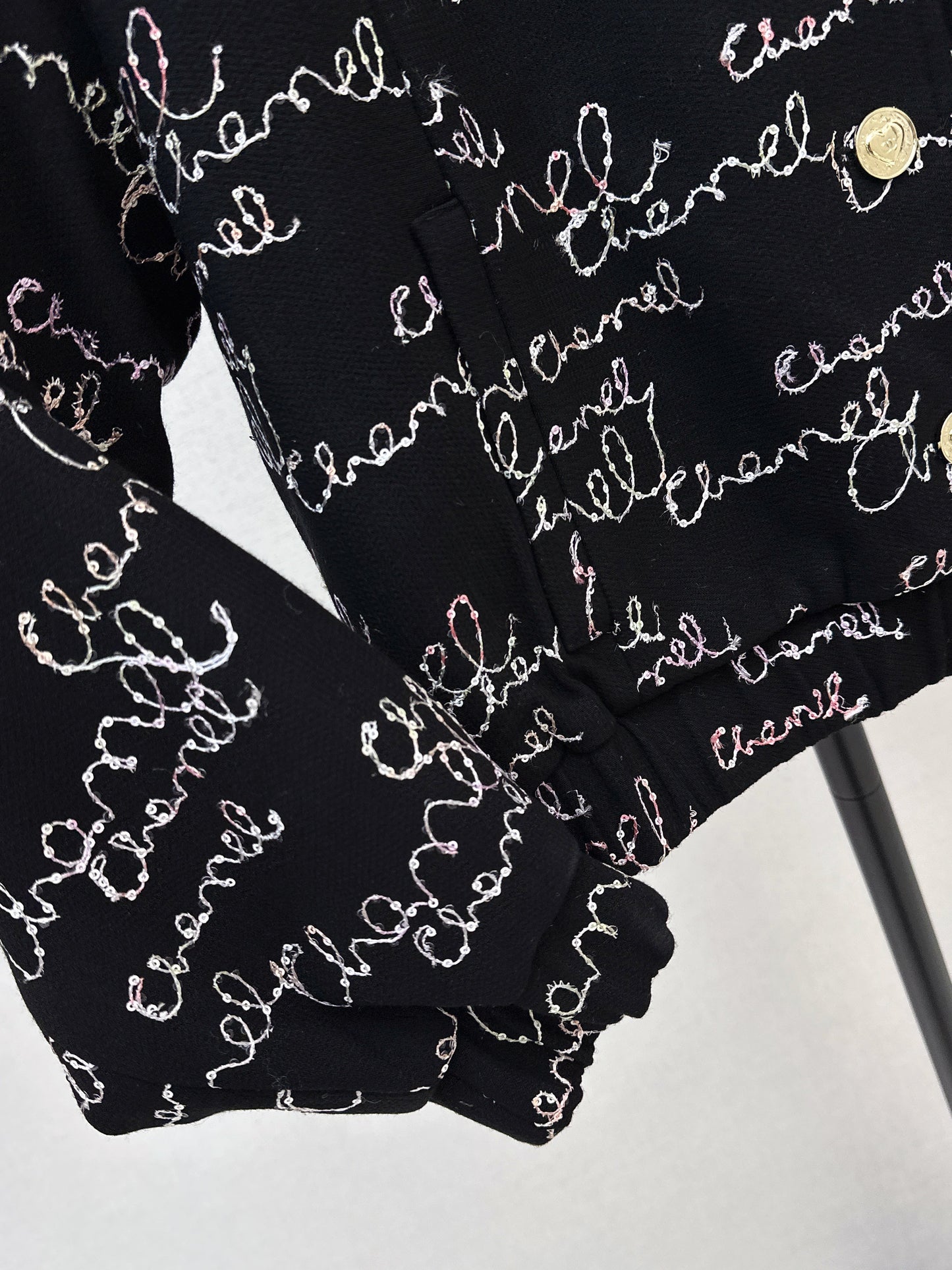 Chan NEW sequin embroidery jacket