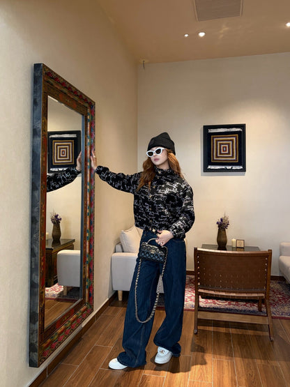 Chan NEW sequin embroidery jacket