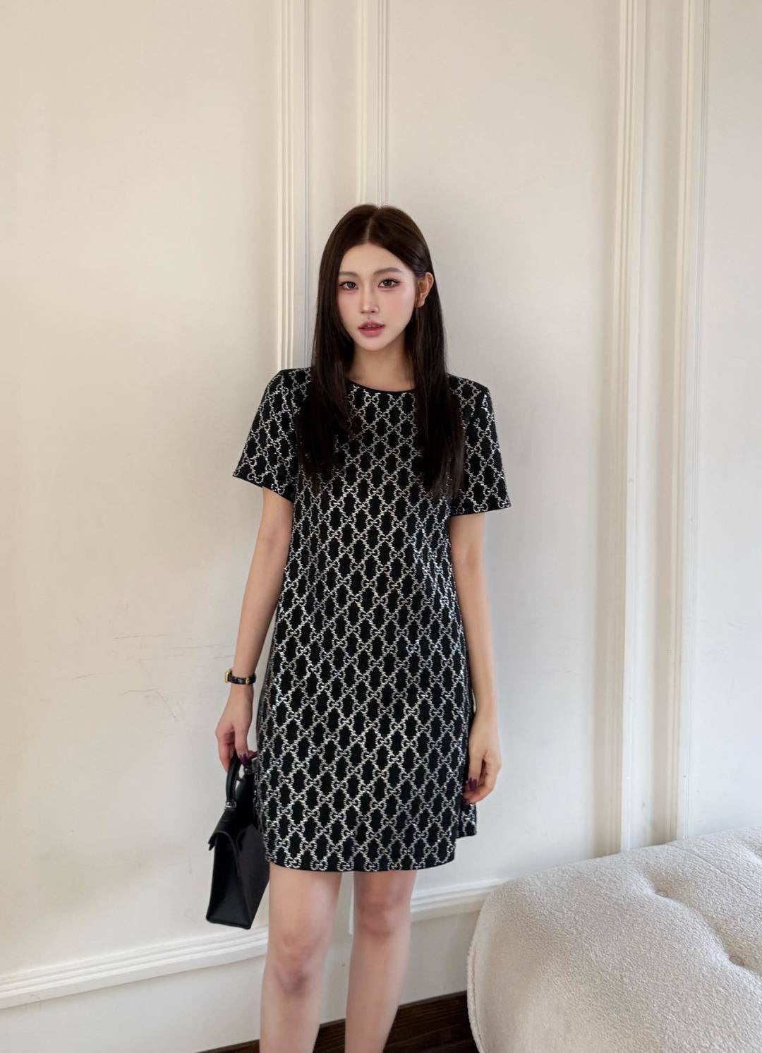 Guc NEW rhinestone dress