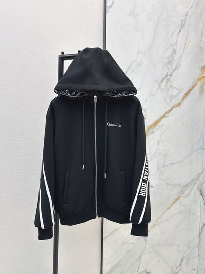 CD NEW Hooded drawstring jacket