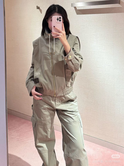 Louis NEW padded-shoulder lapel jacket