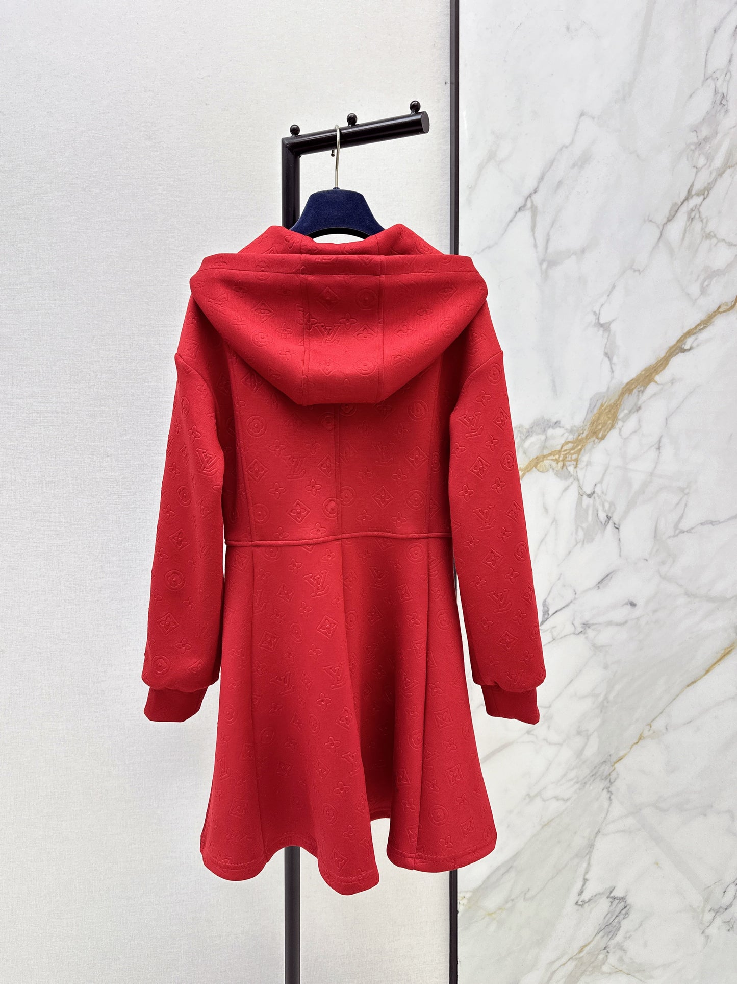 Louis NEW hooded zip-upsweatshirt dress
