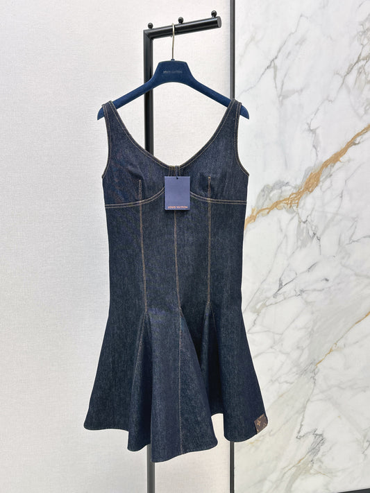 Louis NEW denim slip dress