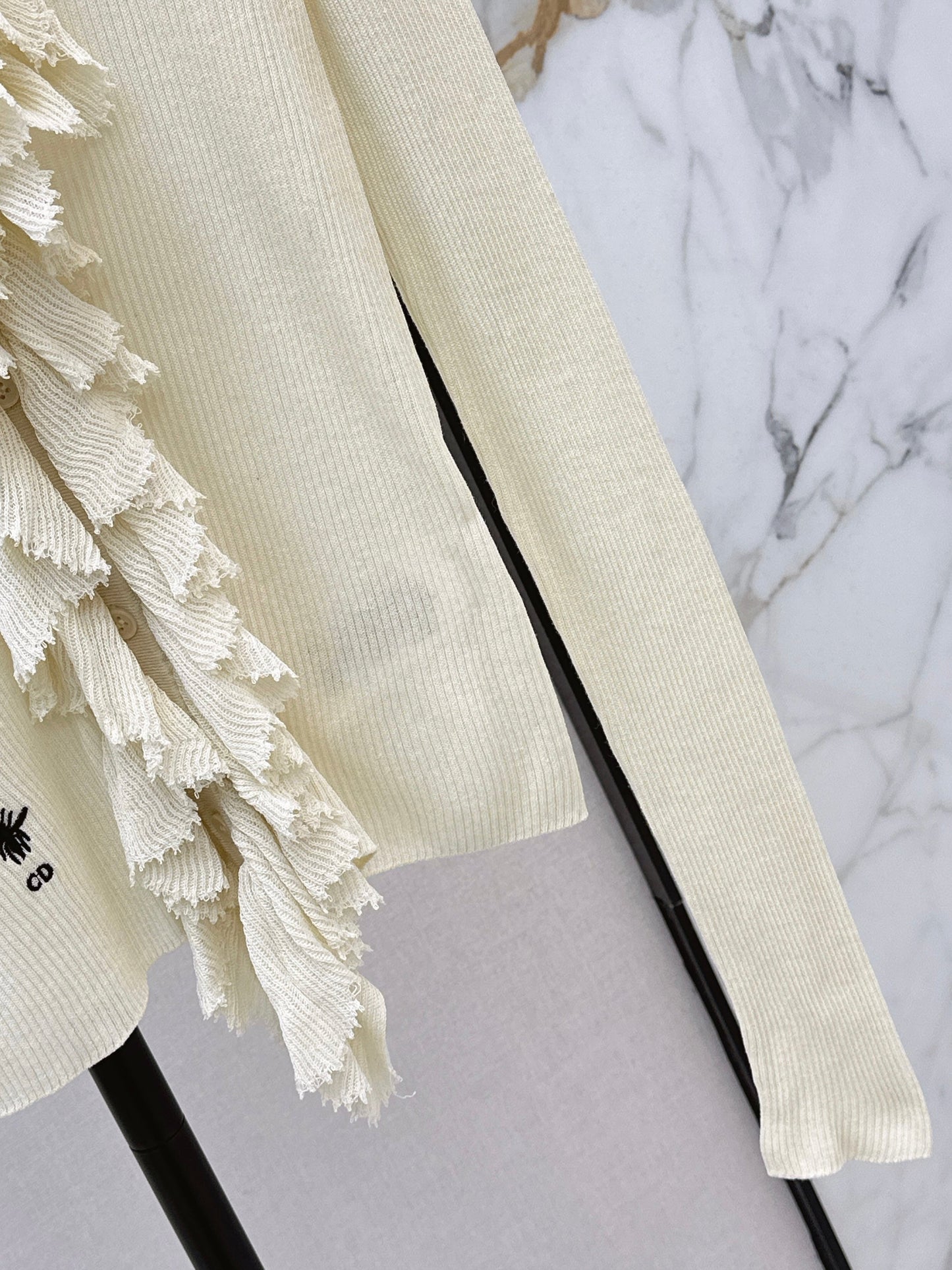 CD NEW detachable lace collar cardigan