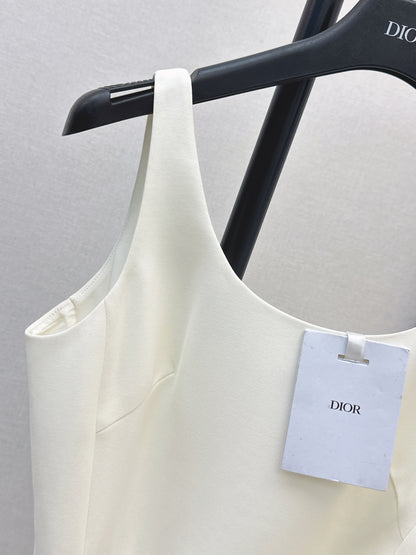 CD NEW classic sleeveless belted dress