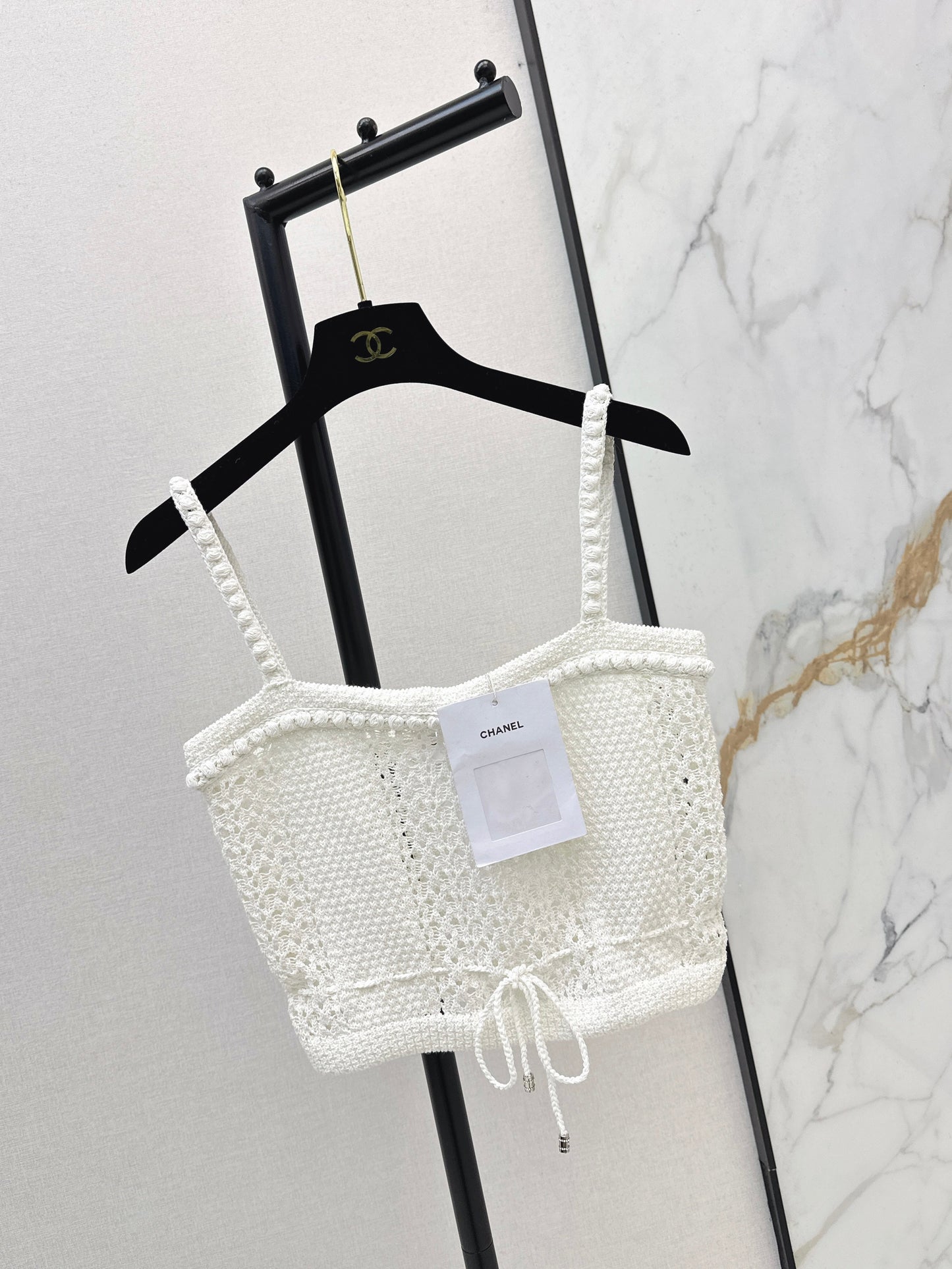 Chan NEW hollow knit slip vest