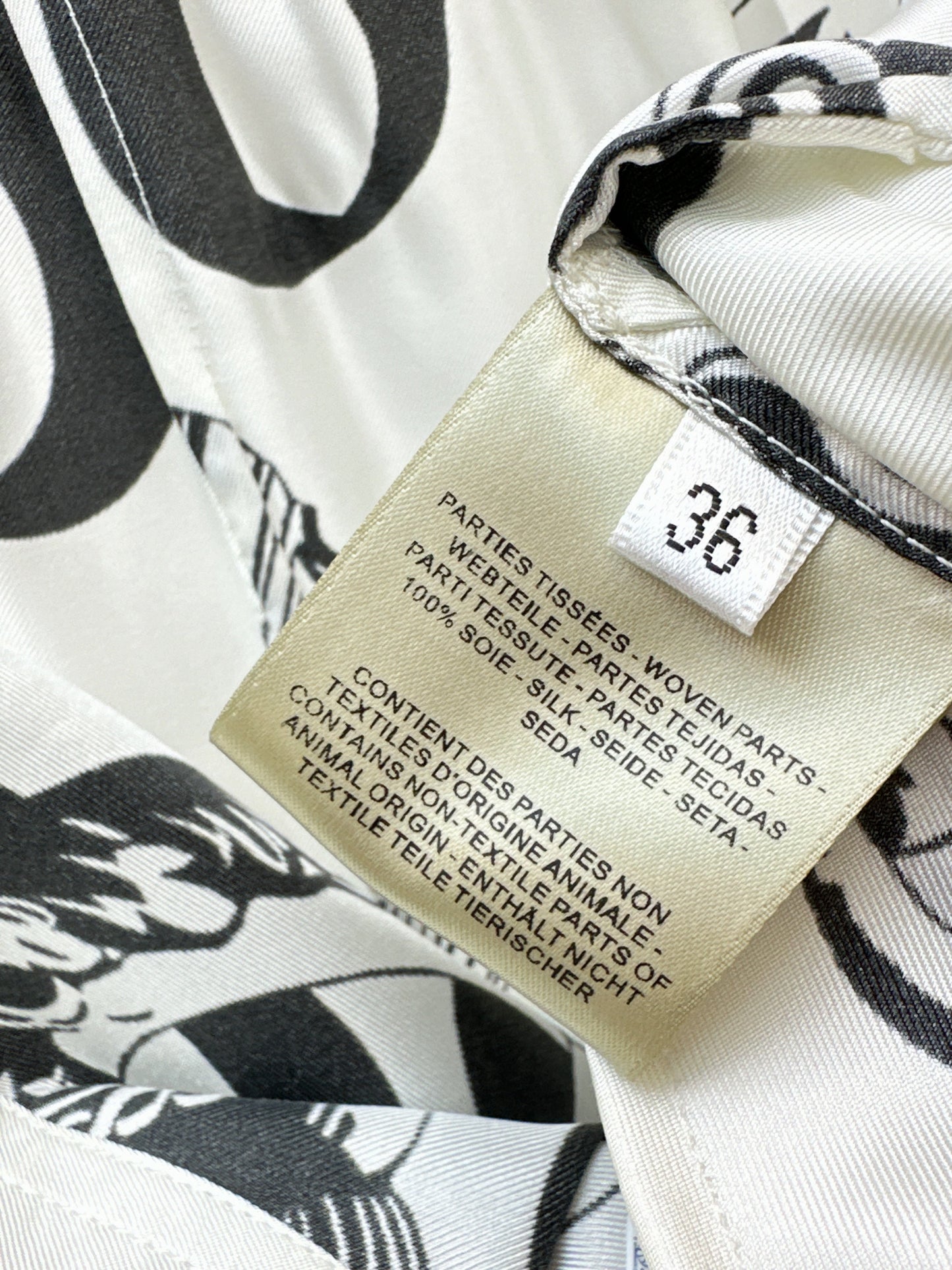 Herm NEW print silk pants