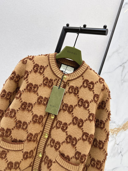 Guc NEW jacquard cardigan